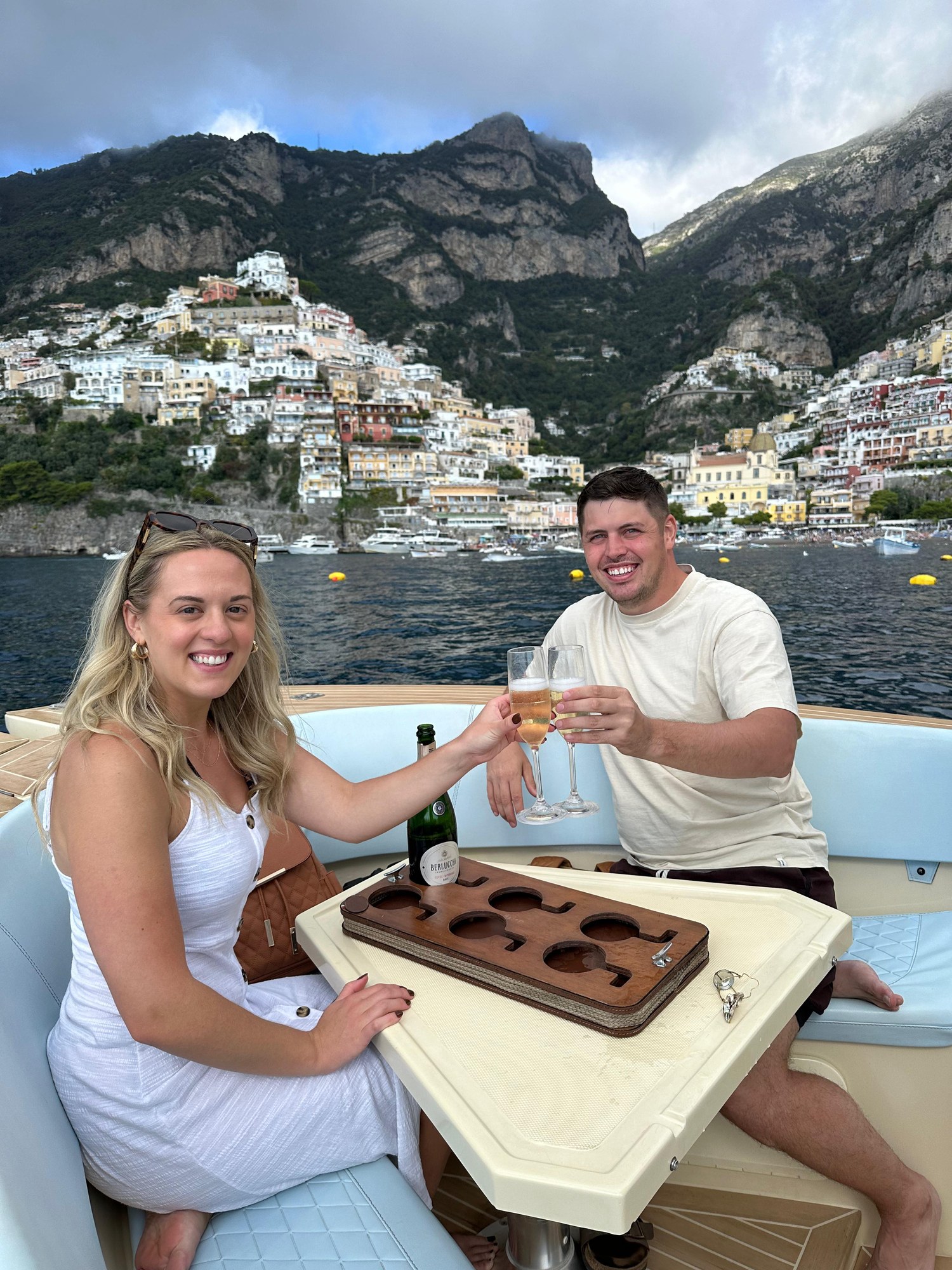 The toast right after the yes